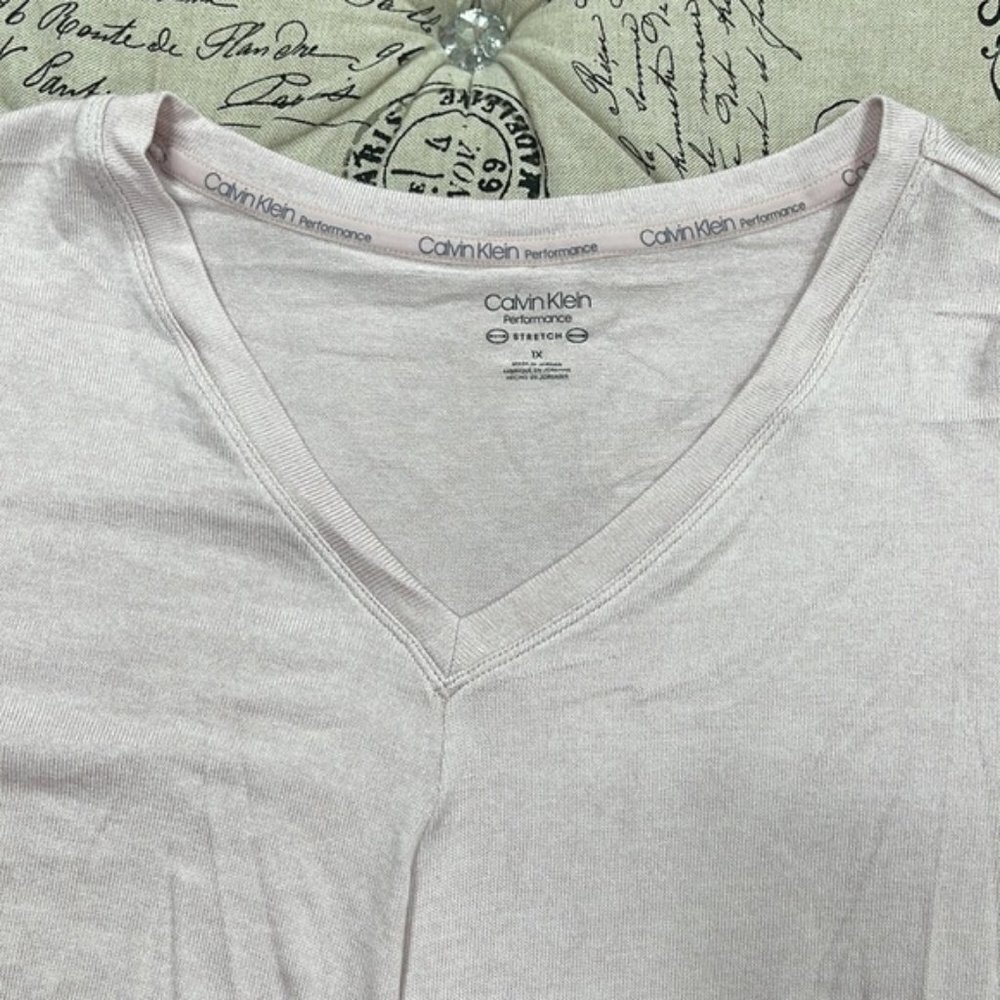 Calvin Klein Plus Performance Stretch Top - Picture 4 of 10